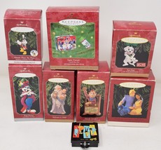 8 Mixed Lot of Hallmark Hey Keepsake Ornaments Christmas Bugs Bunny Minnie Mouse - £37.33 GBP