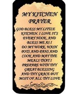 Ron&#39;s Hang Ups Giant 4&quot; x 6&quot; Refrigerator Magnets My Kitchen Prayer Insp... - $7.99