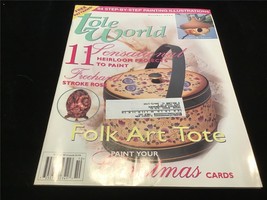 Tole World Magazine October 1998 11 Heirloom Projects to Paint, Folk Art Tote - $10.00