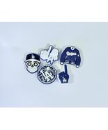 NEW LOS ANGELES DODGERS MLB RUBBERIZED CROC SHOE CHARMS PINS DECORATIONS... - $12.73
