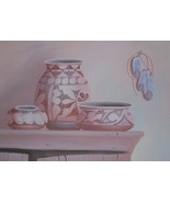 MYUNG MARIO JUNG POTTERY STILL LIFE ART SAND PAINTING - €499,56 EUR