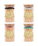 2 pack Wooden Matches Decorative, Long Matches for Candle Matchsticks 160ct - £11.79 GBP