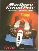 Marlboro Grand Prix of Miami March 5th, 1995 Kevin Courtney IndyCar Program Book - £73.35 GBP