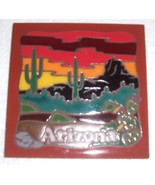 Masterworks Handcrafted &quot;ARIZONA&quot; Handpainted Tile Trivet/Coaster - $32.18 CAD