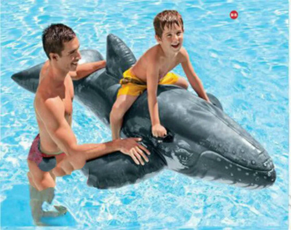 summer children adult outdoor inflatable toy whale shark shape swimming pool - £50.91 GBP