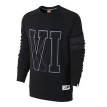 Nike Mens Lebron Crewneck Long Sleeve Sweatshirt Size Large Color Black - £74.70 GBP