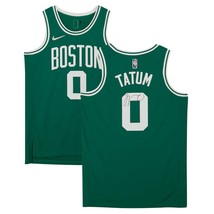 Jayson Tatum Signed Boston Celtics 2021/22 Green Nike Diamond Swingman Jersey - £686.48 GBP