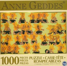 1000 Pc Anne Geddes Puzzle Sunflowers Baby Photo NEW Sealed - $15.79