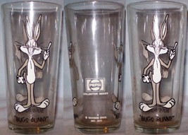 Pepsi Collector Series Glass 1973 Bugs Bunny Brockway LOS BL 16oz - $8.00