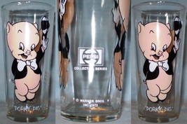 Pepsi Collector Series Glass 1973 Porky Pig Brockway LOS WL 16oz - £6.35 GBP