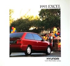 1993 Hyundai EXCEL sales brochure catalog US 93 GL GS - $6.00