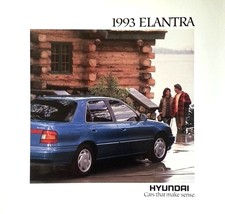 1993 Hyundai ELANTRA sales brochure catalog US 93 GLS - £4.68 GBP