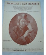 Vintage The Ballad of Davy Crocket Sheet Music Disney - €11,28 EUR