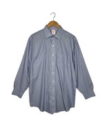 Brooks Brother Mens 16 Madison Non Iron Striped Supima Cotton Long Sleev... - $33.83 CAD