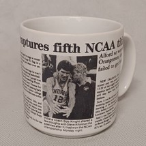 1987 Indiana Hoosiers National Championship Coffee Mug Newspaper Bobby K... - $21.95