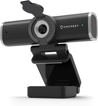 1080P Webcam with Microphone for Desktop Web Cam Computer Camera Streaming HD US - £40.38 GBP