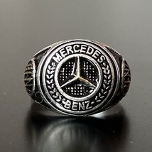 Bague Mercedes 3D dernière conception, bague Mercedes Benz, bagues en... - £72.45 GBP