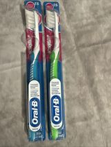 Oral B Complete Toothbrush ES Bristles Green/Blue Lot Of 2 New Sealed 2016 - $11.87