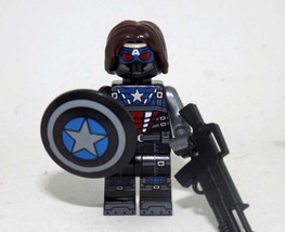 Building Block Winter Soldier Marvel Minifigure Custom - £4.80 GBP