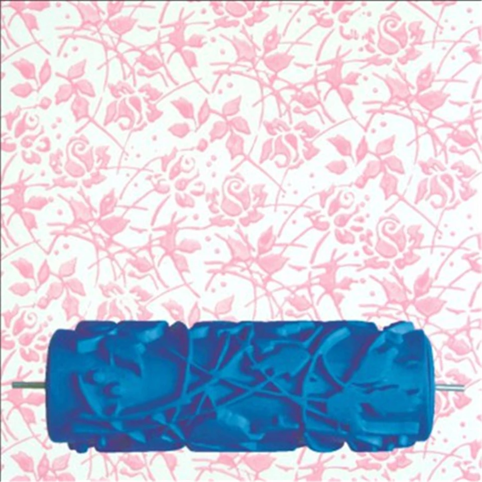 Wall Patterned Paint Rollers Decoration Tools 5&quot; Roller Brush Tool Set 3D Patter - £51.31 GBP