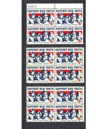 *US Scott #1342,3 x Blocks #29837 1968 Support Our Youth 6c MNH - $6.63 CAD