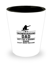 Snowboarding Shot Glass I&#39;m A Snowboarding Dad SG  - £9.53 GBP
