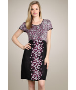 Animal Jacquard Cap sleeve Sweater Dress - £12.76 GBP