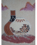 NAVAJO SAND ART NATIVE AMERICANA PAINTING ON MASONITE - $168.45 CAD