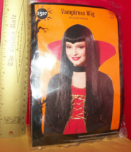 Vampiress Wig Girl Vampire Long Hairdo Costume Accessory Prop Fashion Holiday - £4.54 GBP