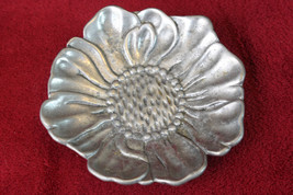 Pewter Sunflower Ring Dish - $9.99