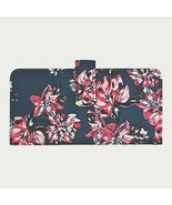 Time And Tru Ladies Alexandra Slim Wallet Blue Floral 12 Credit Cards I.... - £10.00 GBP