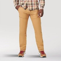 Wrangler Men&#39;s ATG Canvas Straight Fit Slim 5-Pocket Pants - Desert 40x30 - $18.99