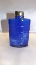 Vintage Cobalt Blue Evening In Paris Talcum Empty Bottle - $368.72 MXN