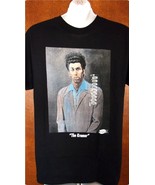 NWT - SEINFELD &quot;THE KRAMER&quot; - KRAMER PORTRAIT BLACK T-SHIRT, ADULT SIZE ... - $216.88 MXN
