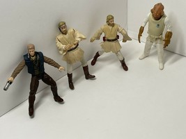 Star Wars figurines lot of four one Is Kenner 1997 others 2001 - £7.44 GBP