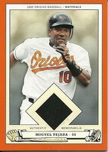 2005 Origins Materials Jersey Miguel Tejada PB -TE Orioles - £2.79 GBP