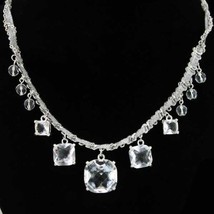 2028 by 1928 Jewelry Silver toned Rhinestone Crystal Draped Necklace [Jewelry] - £50.25 GBP