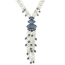 1928 Jewelry Co Silver Tone Necklace with Mother of Pearl [Jewelry] - £28.22 GBP