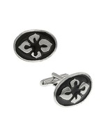 1928 Company Men&#39;s Enamel Oval Cuff Links O/S Silver Tone [Jewelry] - $47.54 CAD
