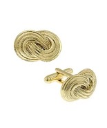 1928 Company Men&#39;s Knotted Cuff Links O/S Gold Tone [Jewelry] - $36.67 CAD