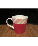 2007 Starbucks Christmas Coffee Mug Tea Cup Red Candy Cane Holiday 10 Oz  - $14.99