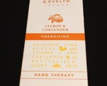 CRABTREE &amp; EVELYN Citron &amp; Coriander ENERGISING HAND THERAPY 3.45OZ Dama... - £36.53 GBP