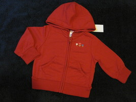 Girls 12  18 Months Gymboree Red Lightweight Hooded Hoody Jacket - £11.00 GBP