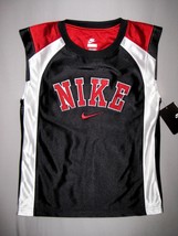 Nike   black white red basketball sports jersey  3  thumb200