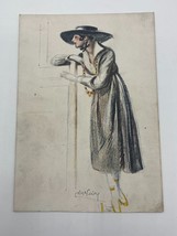 Vintage Postcard Figure De Femme Parisienne by Able Faivre Paris Unused ... - $4.74