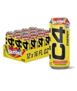 C4 Energy Drink, Skittles, Carbonated Sugar Free 12 Pack - £23.44 GBP