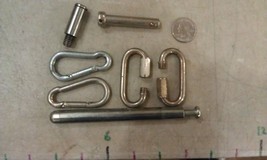 7GG45     ASSORTED HARDWARE: CARABINERS, ET AL, GOOD CONDITION - £7.31 GBP