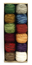 Valdani Variegated Pearl Cotton Ball Size 8 73yd Artist Palette Collection - £67.74 GBP