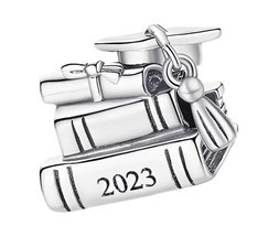 Class of 2023 Graduation Charm 925 sterling silver bracelet - £71.84 GBP