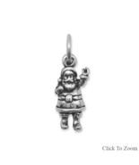 Sterling Silver Santa Claus Charm - £14.37 GBP